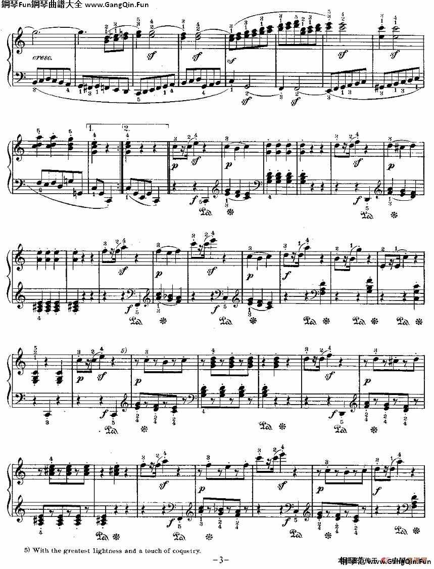 貝多芬鋼琴小品（Bagatelles)Op.33 之）_簡譜