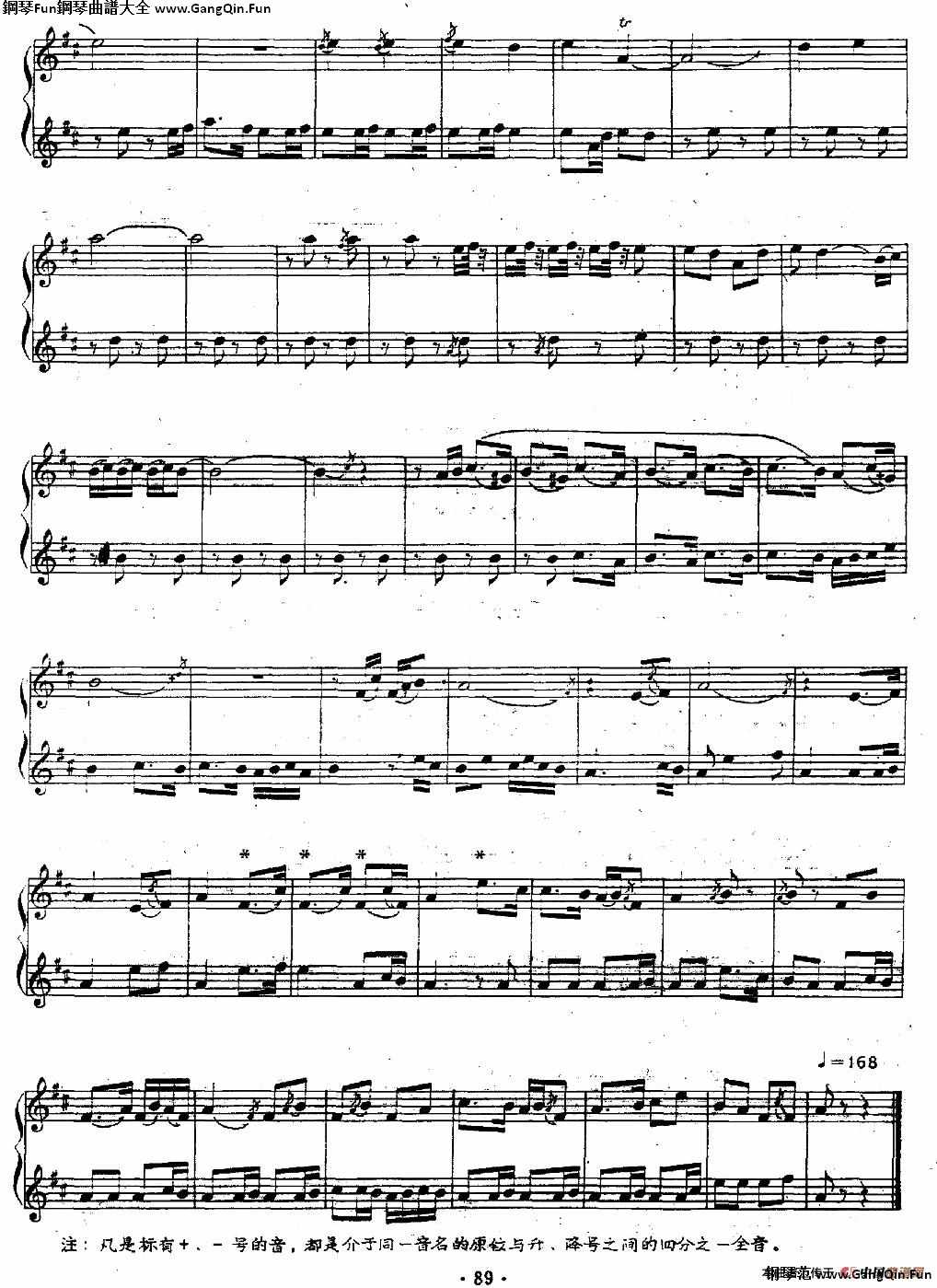 百鳥音（笛子+笙、五線譜）_簡譜